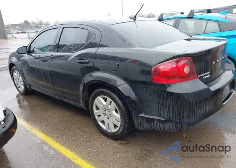 2013 Dodge Avenger Se z USA, uszkodzony, nr VIN 1C3CDZAB3DN754383